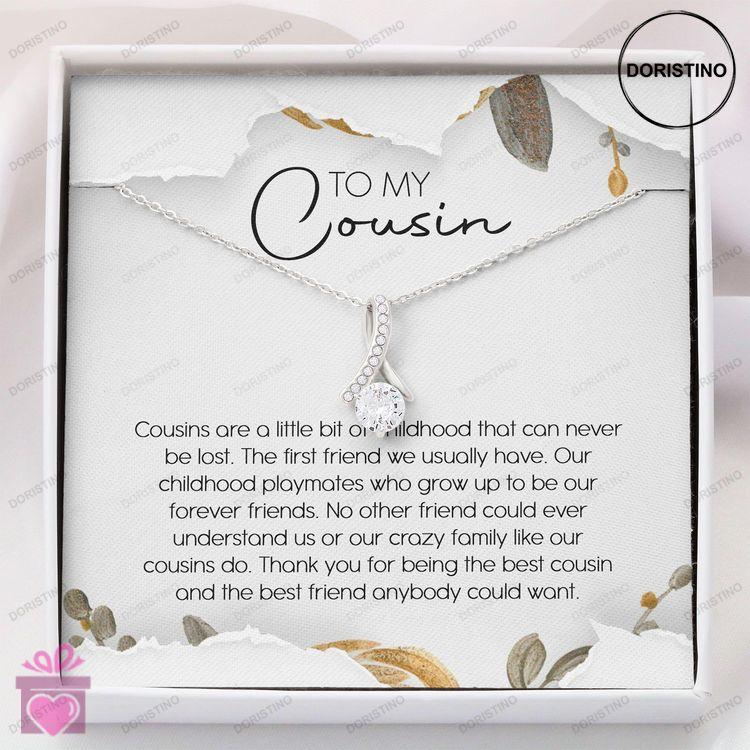 Cousin Necklace Gift For Cousin  Cousin Necklace  Alluring Beauty Necklace Doristino Limited Edition Necklace